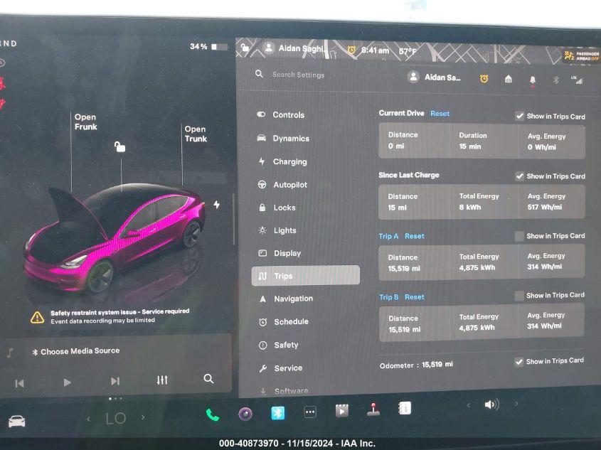 TESLA MODEL 3 REAR-WHEEL DRIVE 2023