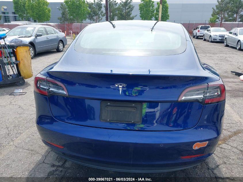 TESLA MODEL 3 STANDARD RANGE PLUS REAR-WHEEL DRIVE/STANDARD RANGE REA 2020