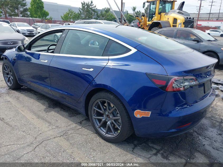 TESLA MODEL 3 STANDARD RANGE PLUS REAR-WHEEL DRIVE/STANDARD RANGE REA 2020