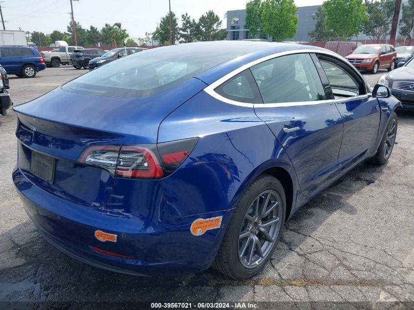 TESLA MODEL 3 STANDARD RANGE PLUS REAR-WHEEL DRIVE/STANDARD RANGE REA 2020