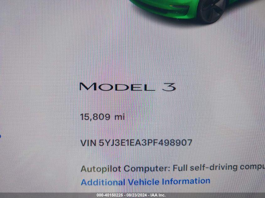 TESLA MODEL 3  2023