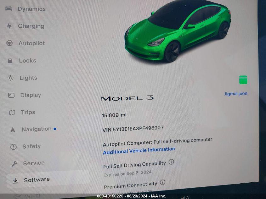 TESLA MODEL 3  2023