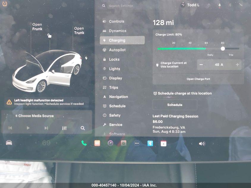 TESLA MODEL 3 STANDARD RANGE PLUS REAR-WHEEL DRIVE 2021