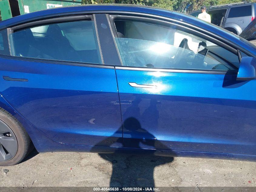 TESLA MODEL 3 REAR-WHEEL DRIVE 2022