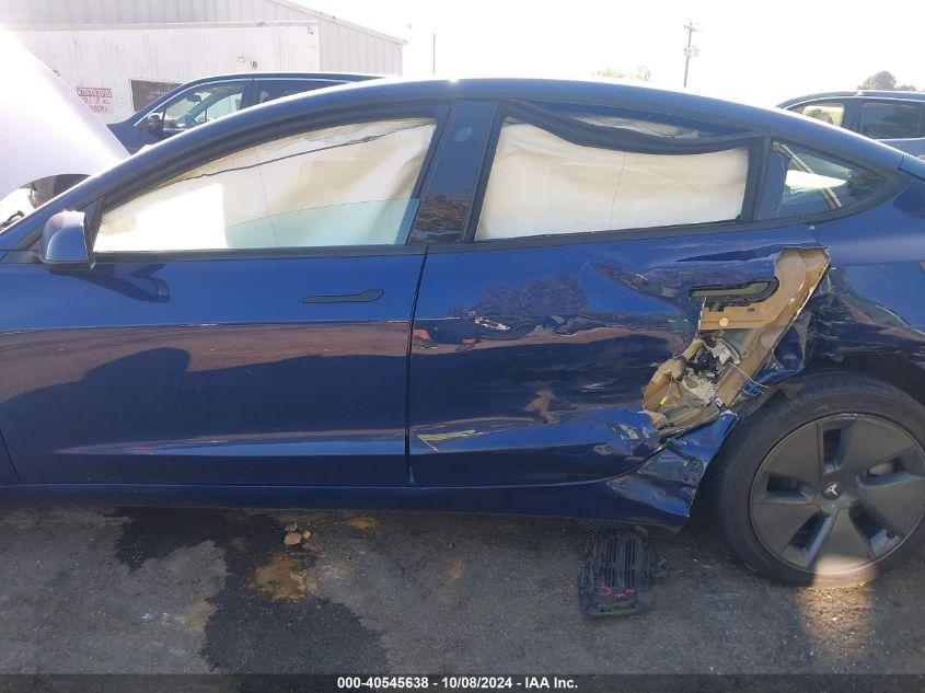 TESLA MODEL 3 REAR-WHEEL DRIVE 2022