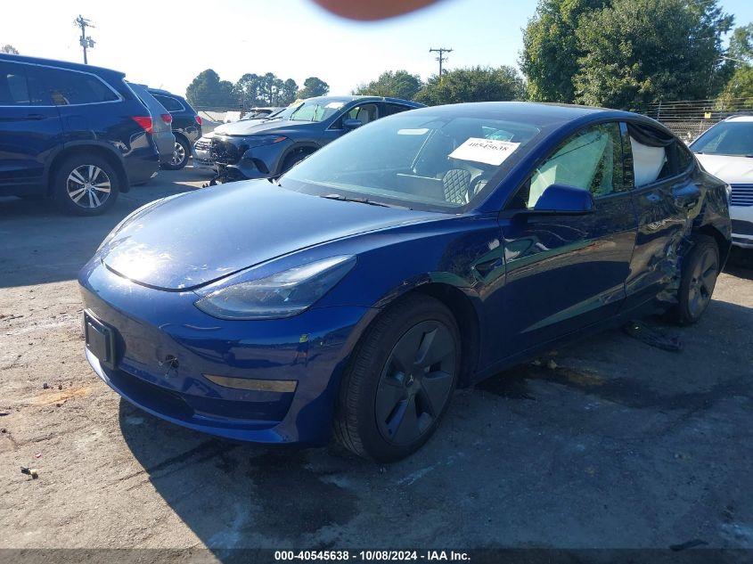 TESLA MODEL 3 REAR-WHEEL DRIVE 2022