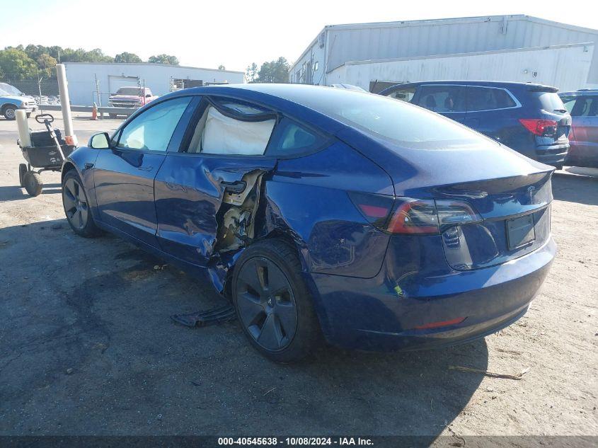 TESLA MODEL 3 REAR-WHEEL DRIVE 2022