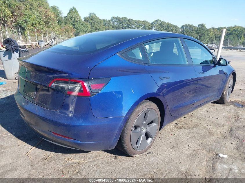 TESLA MODEL 3 REAR-WHEEL DRIVE 2022