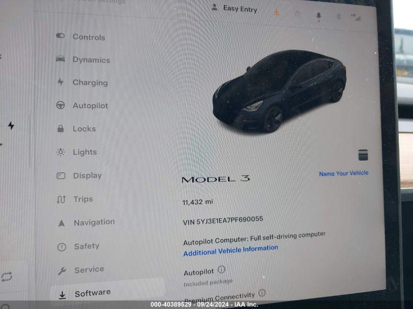 TESLA MODEL 3 REAR-WHEEL DRIVE 2023