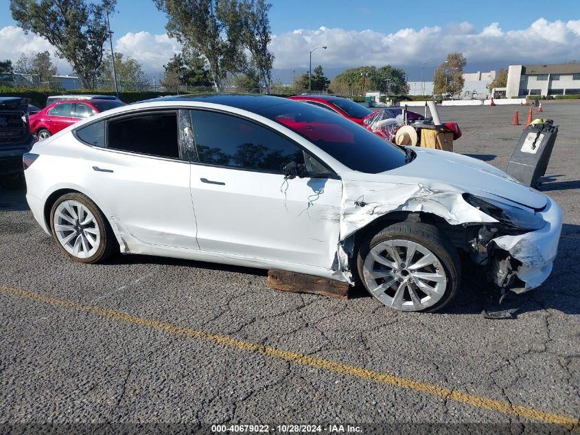 TESLA MODEL 3 REAR-WHEEL DRIVE 2022
