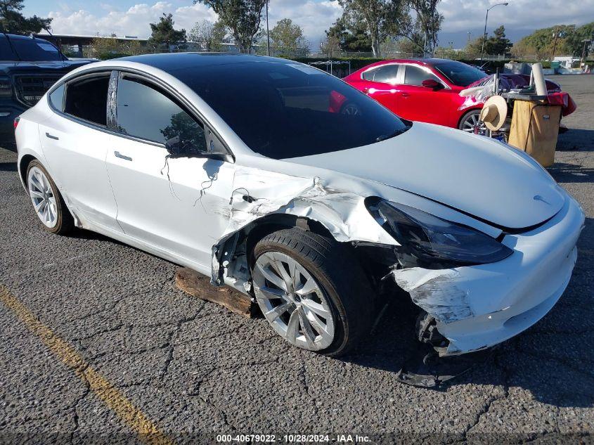 TESLA MODEL 3 REAR-WHEEL DRIVE 2022