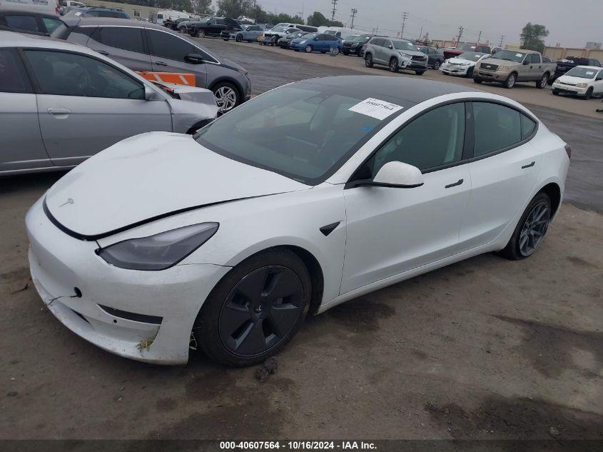 TESLA MODEL 3 REAR-WHEEL DRIVE 2022
