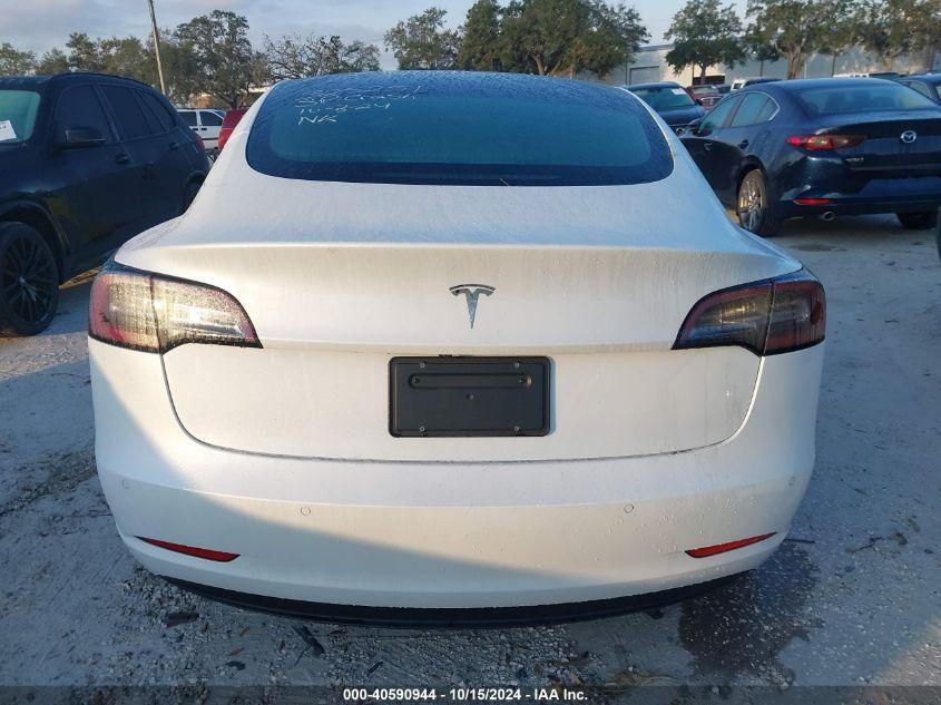 TESLA MODEL 3 STANDARD RANGE PLUS REAR-WHEEL DRIVE/STANDARD RANGE REAR-WHEEL DRIVE 2020