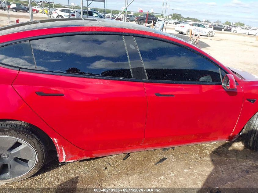 TESLA MODEL 3 REAR-WHEEL DRIVE 2022