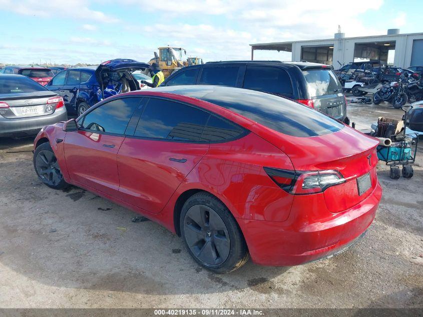 TESLA MODEL 3 REAR-WHEEL DRIVE 2022