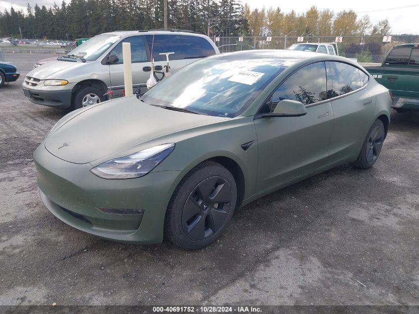 TESLA MODEL 3 LONG RANGE DUAL MOTOR ALL-WHEEL DRIVE 2022