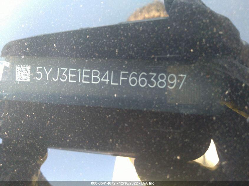 TESLA MODEL 3 LONG RANGE 2020