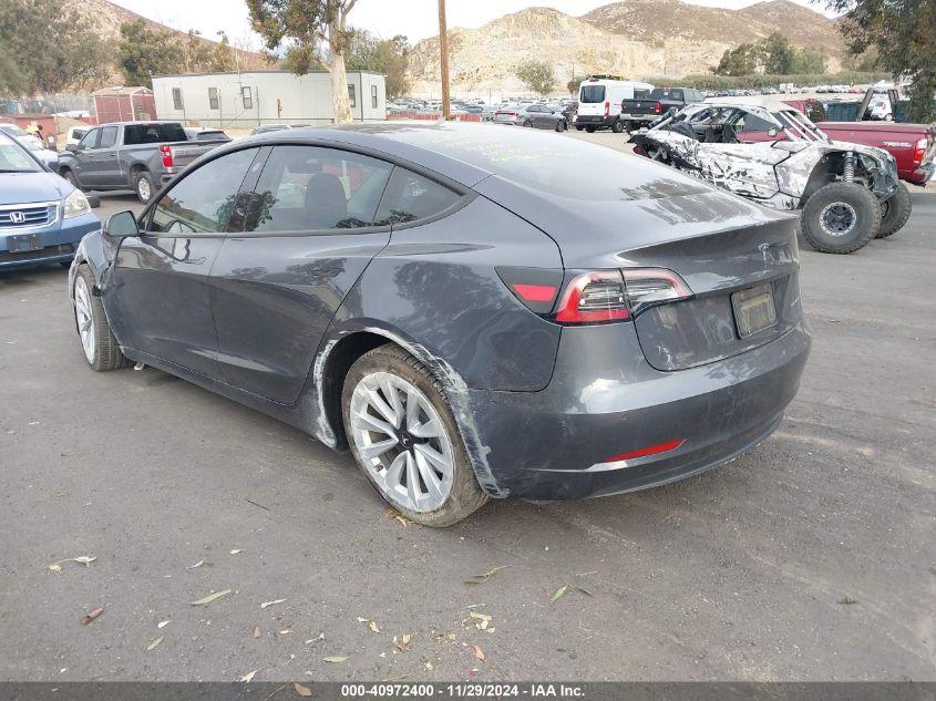 TESLA MODEL 3 LONG RANGE DUAL MOTOR ALL-WHEEL DRIVE 2022