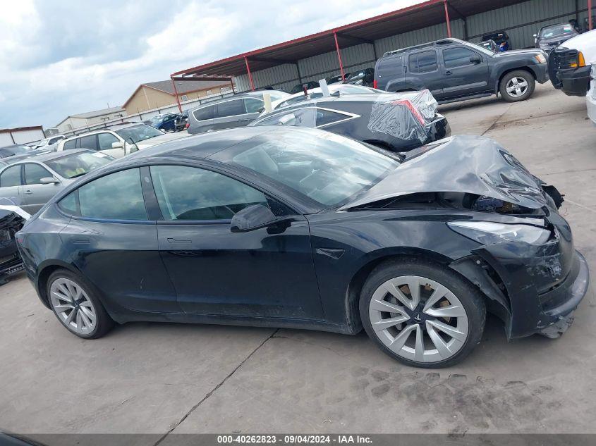 TESLA MODEL 3 LONG RANGE DUAL MOTOR ALL-WHEEL DRIVE 2022