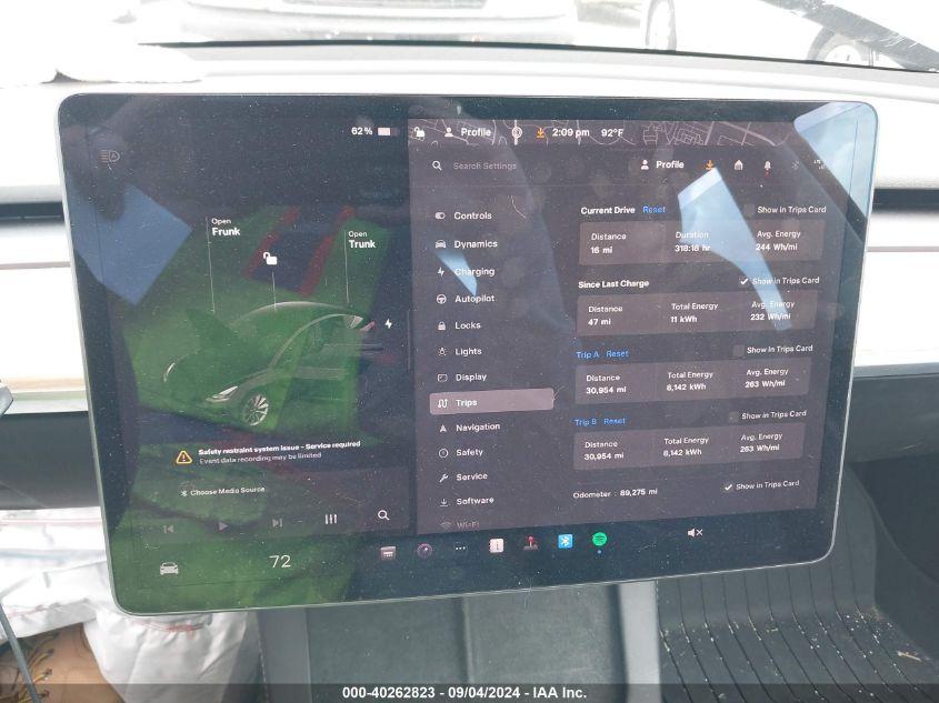 TESLA MODEL 3 LONG RANGE DUAL MOTOR ALL-WHEEL DRIVE 2022