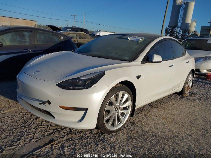 TESLA MODEL 3 LONG RANGE DUAL MOTOR ALL-WHEEL DRIVE 2022
