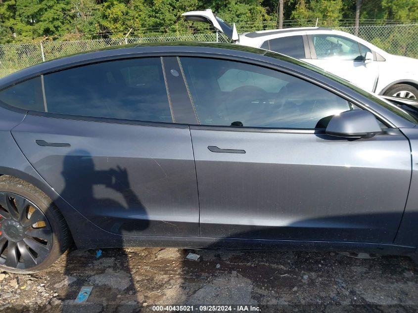 TESLA MODEL 3 PERFORMANCE DUAL MOTOR ALL-WHEEL DRIVE 2022