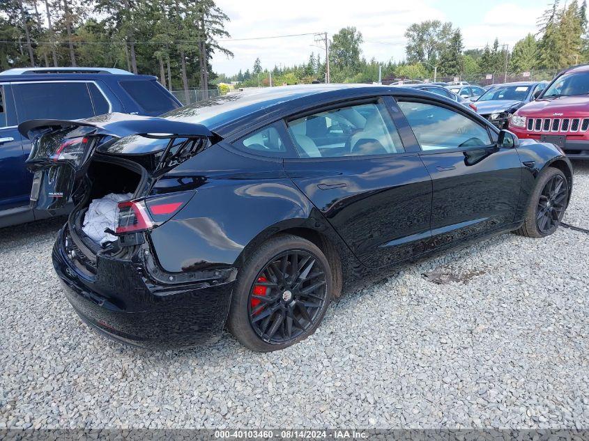 TESLA MODEL 3 PERFORMANCE DUAL MOTOR ALL-WHEEL DRIVE 2023