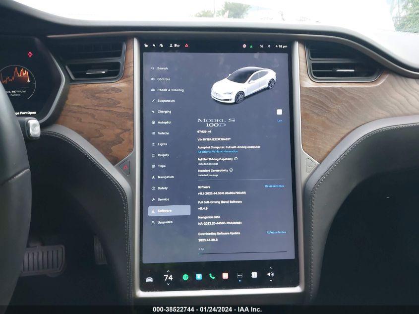 TESLA MODEL S 100D/75D/P100D 2018
