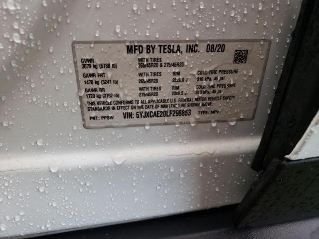TESLA MODEL X  2020