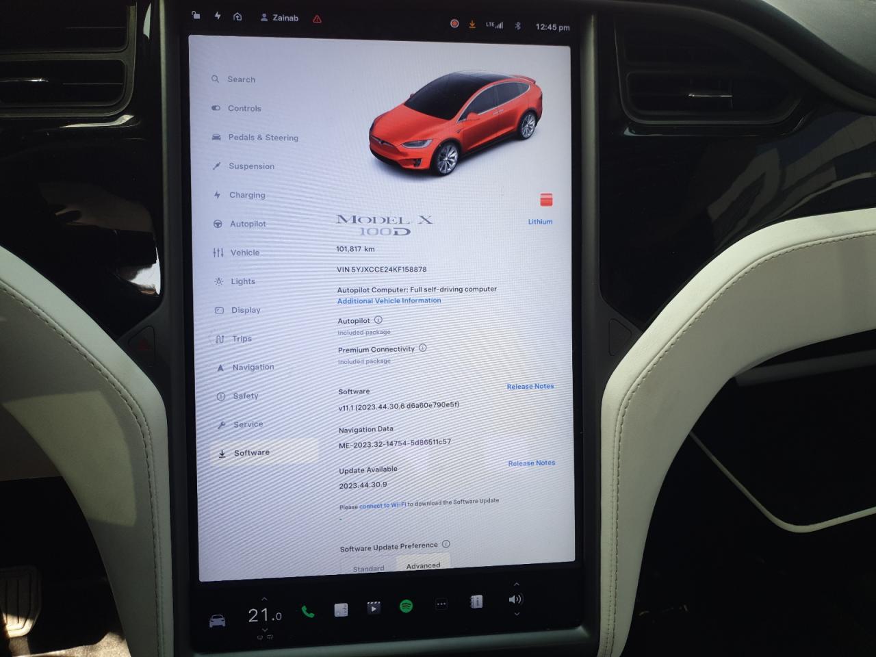 TESL MODEL X  2019