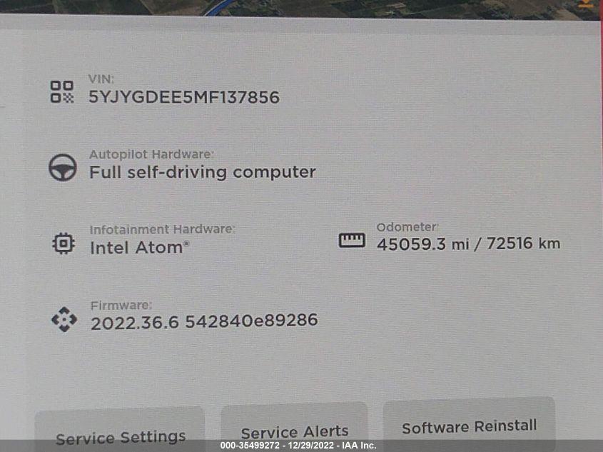 TESLA MODEL Y LONG RANGE 2021