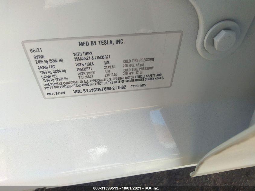 TESLA MODEL Y PERFORMANCE 2021