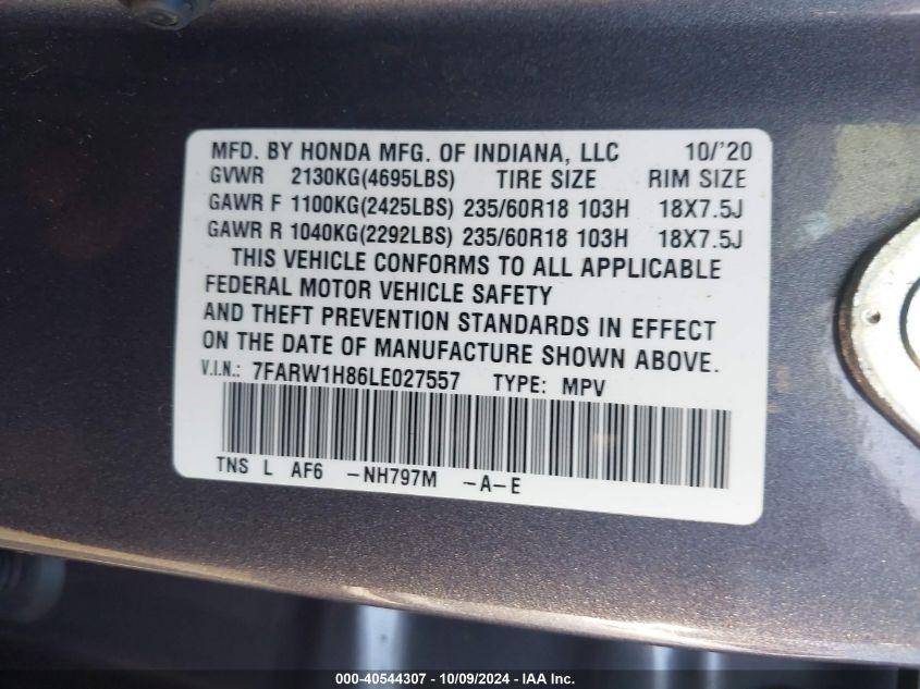 HONDA CR-V 2WD EX-L 2020