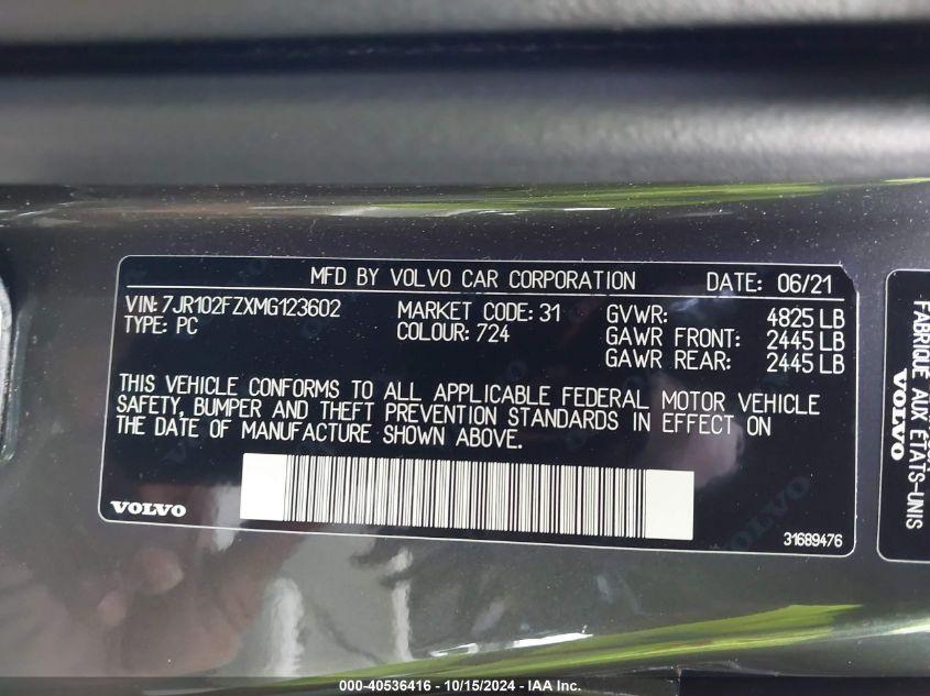 VOLVO S60 T5 MOMENTUM 2021