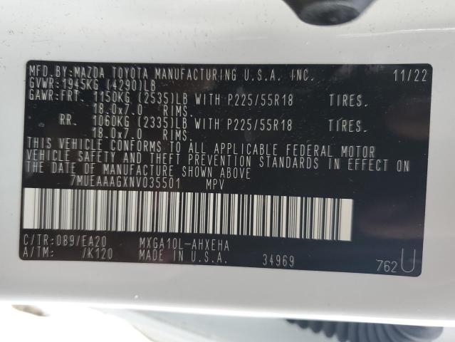 TOYOTA COROLLA CR  2022