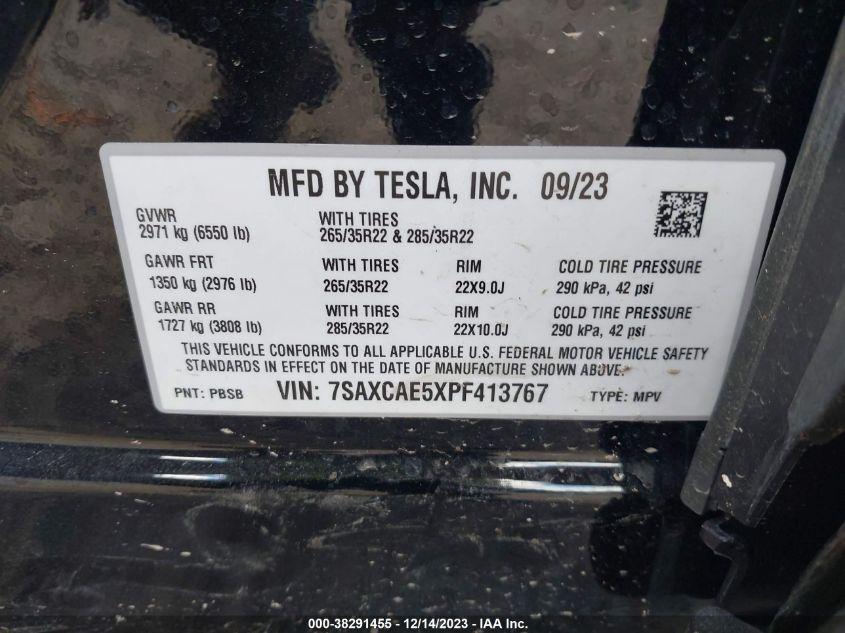 TESLA MODEL X DUAL MOTOR ALL-WHEEL DRIVE/STANDARD RANGE 2023