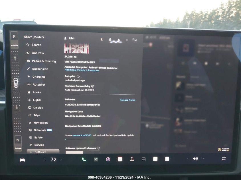 TESLA MODEL X PLAID TRI MOTOR ALL-WHEEL DRIVE 2022