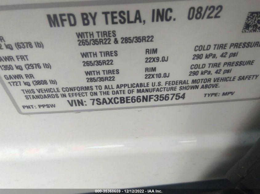 TESLA MODEL X PLAID 2022