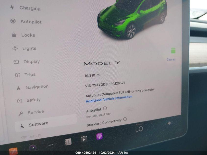 TESLA MODEL Y AWD/LONG RANGE DUAL MOTOR ALL-WHEEL DRIVE 2023