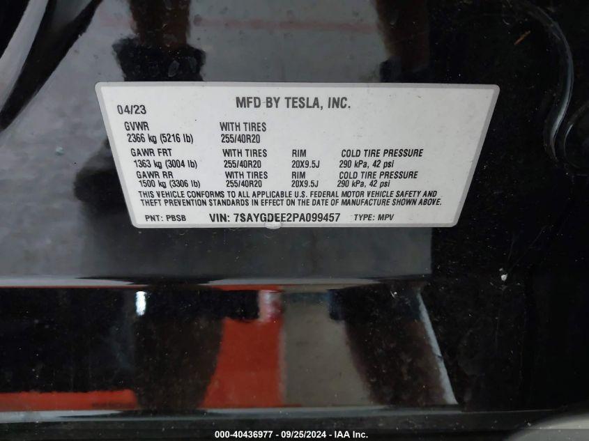TESLA MODEL Y AWD/LONG RANGE DUAL MOTOR ALL-WHEEL DRIVE 2023