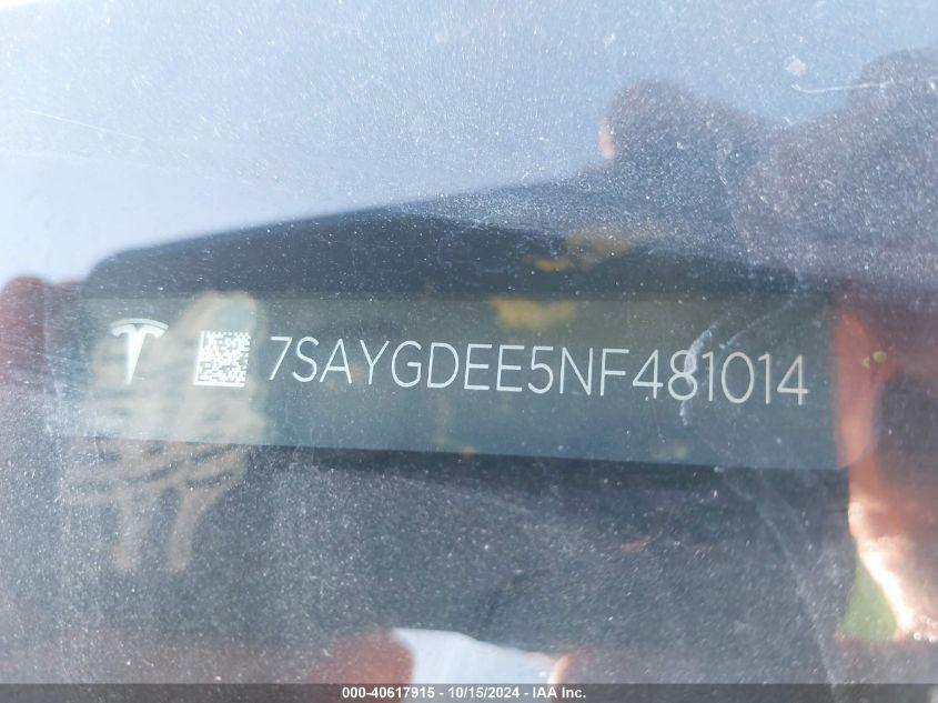 TESLA MODEL Y LONG RANGE DUAL MOTOR ALL-WHEEL DRIVE 2022