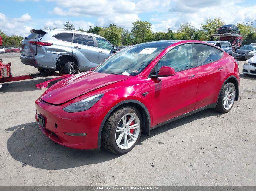 TESLA MODEL Y LONG RANGE DUAL MOTOR ALL-WHEEL DRIVE 2022