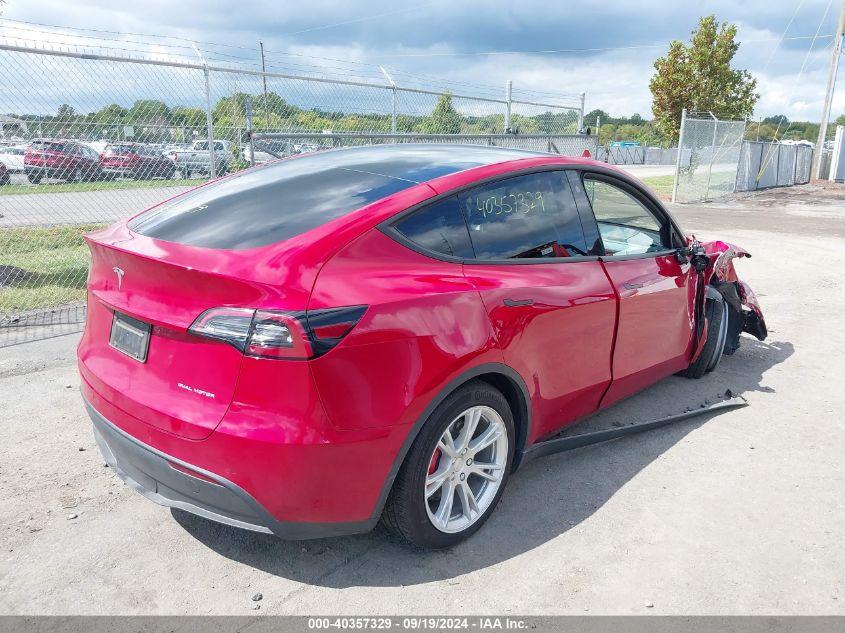TESLA MODEL Y LONG RANGE DUAL MOTOR ALL-WHEEL DRIVE 2022