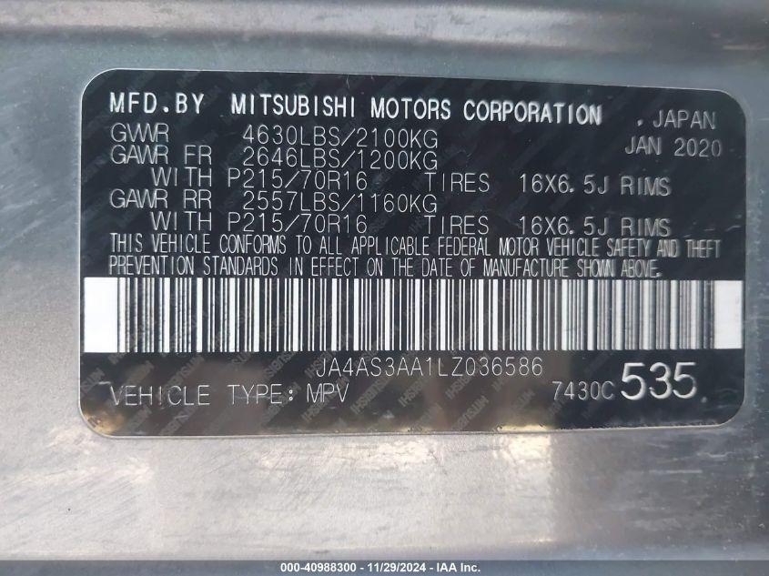 MITSUBISHI ECLIPSE CROSS ES 1.5T 2020