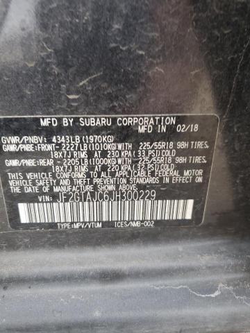 SUBARU CROSSTREK  2018