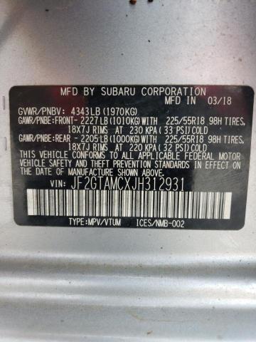 SUBARU CROSSTREK  2018