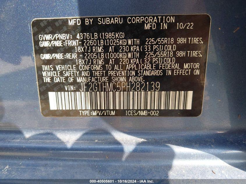 SUBARU CROSSTREK LIMITED 2023