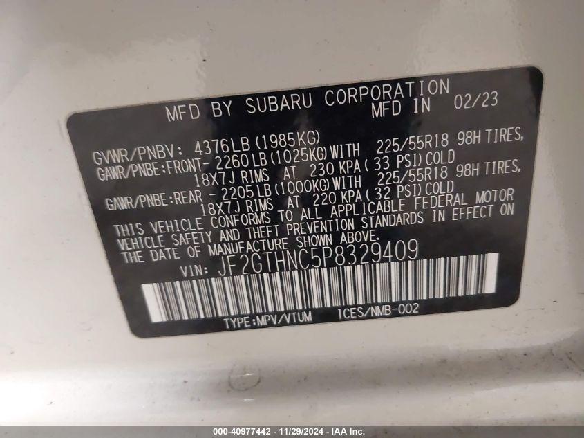 SUBARU CROSSTREK LIMITED 2023