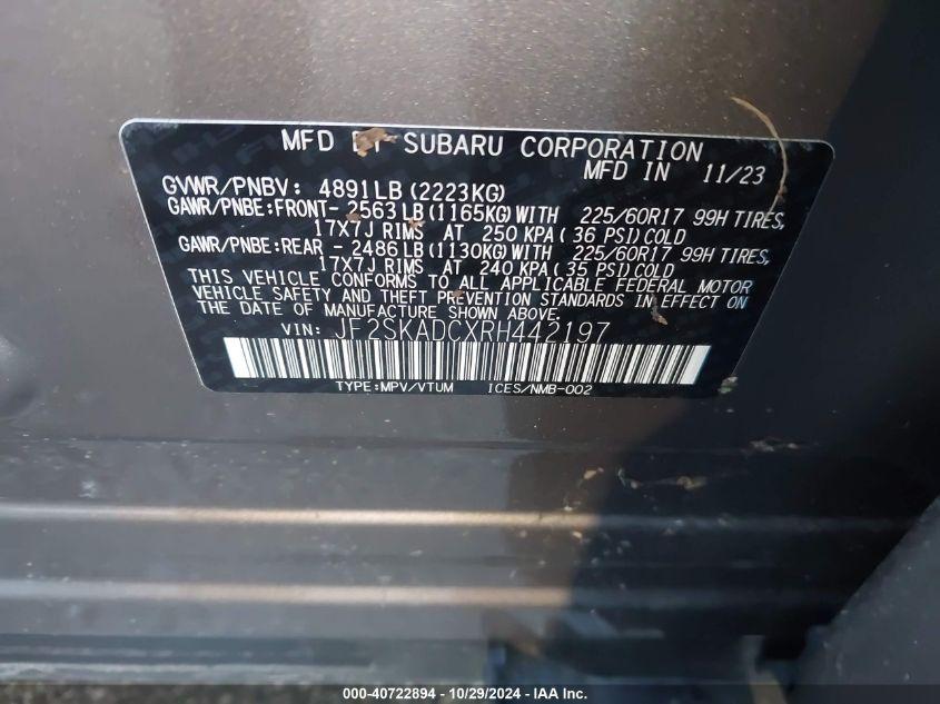 SUBARU FORESTER PREMIUM 2024