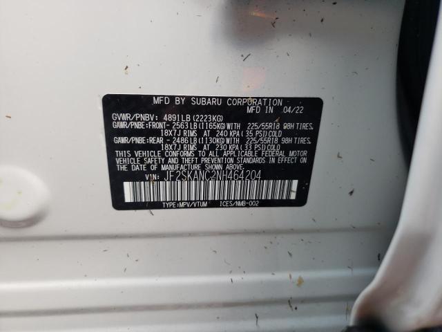 SUBARU FORESTER L 2022